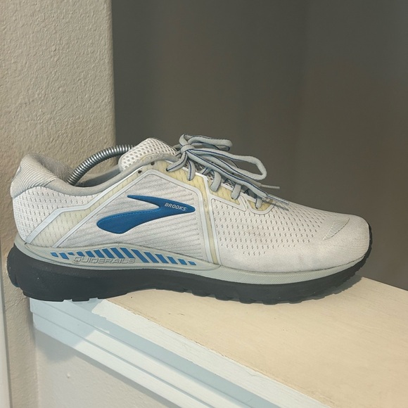 Brooks Shoes Mens 10.5 D White Lace Up GTS 20 Running Sneakers 1103071D135 Shoe - Picture 5 of 14